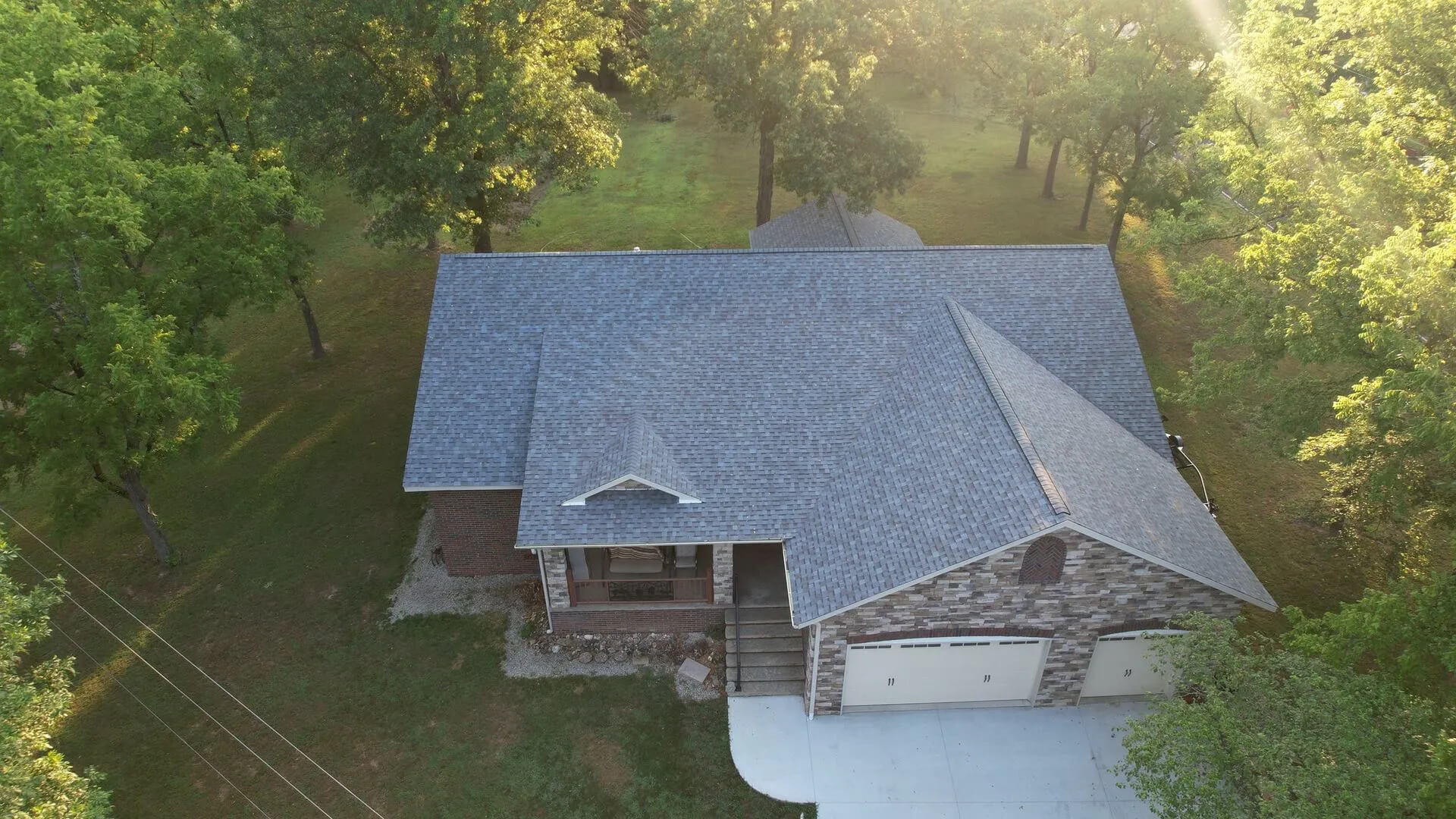newly shingled residental house