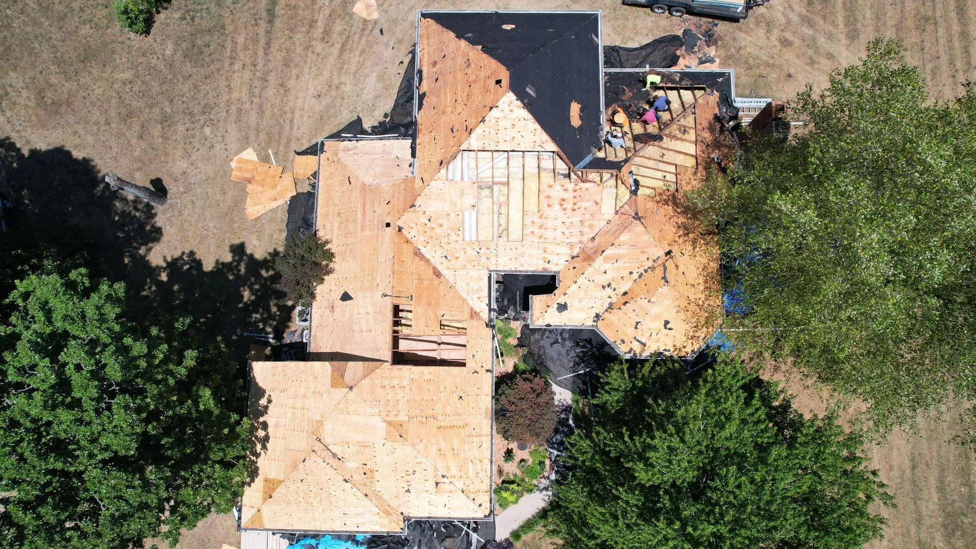 repairing low slop roof