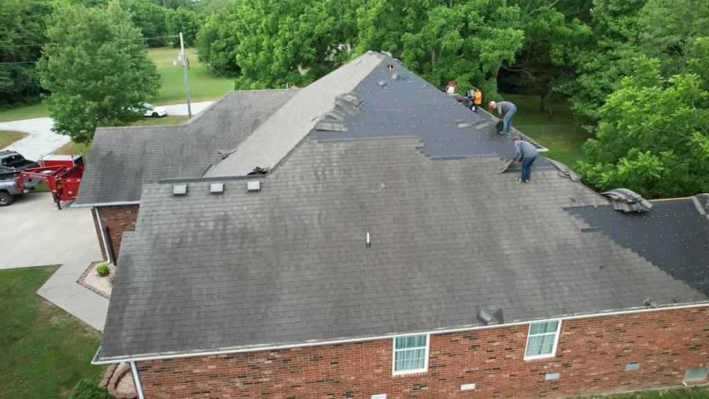 reshingle residential roof