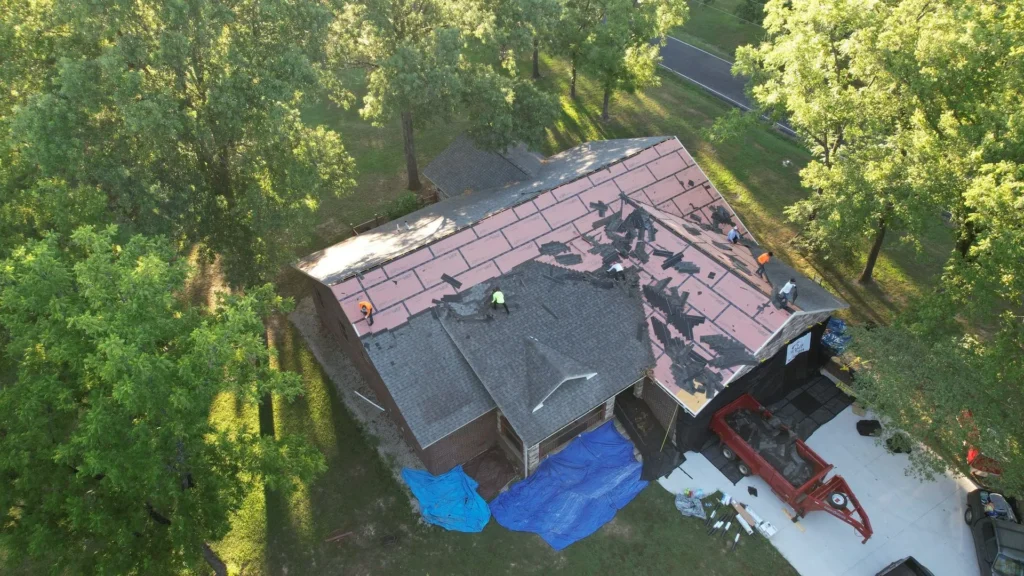 Residential roof repair